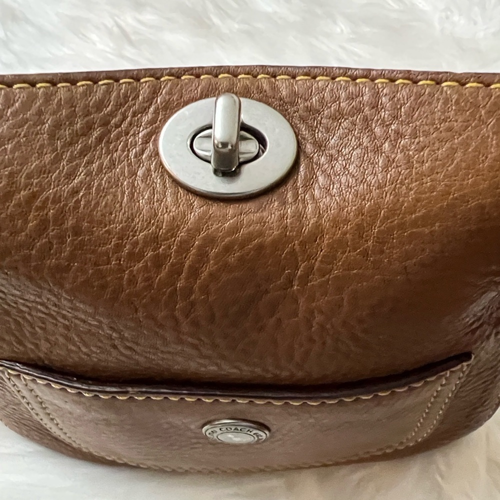 Vintage Genuine Coach Coach Chelsea Leather Bag_In Cognac 9377 - Picture 7 of 16